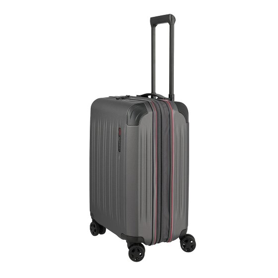 Travelite Dynamiic 4 roulettes Trolley de cabine 55 cm avec soufflet d'extension