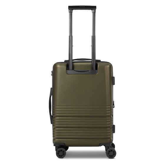 camel active Hanoi 4 roulettes Trolley de cabine S 55 cm avec soufflet d'extension