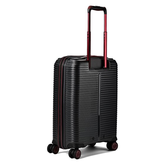 Polestream Paris 4 roulettes Trolley de cabine 55 cm avec soufflet d'extension
