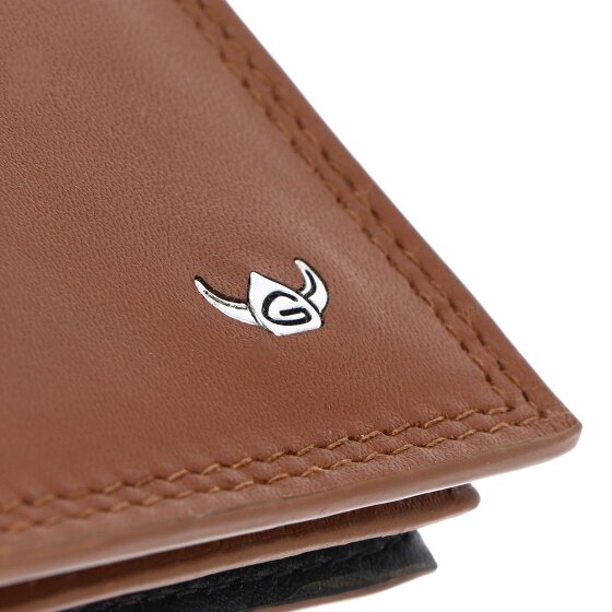 Golden Head Polo Porte-monnaie Protection RFID Cuir véritable 11 cm