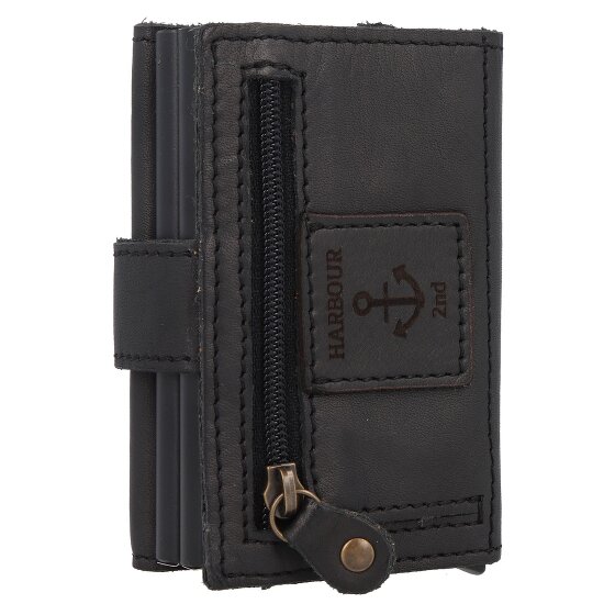 Harbour 2nd Anchor Love Robin 2 Étui pour cartes de crédit Protection RFID Cuir véritable 6 cm