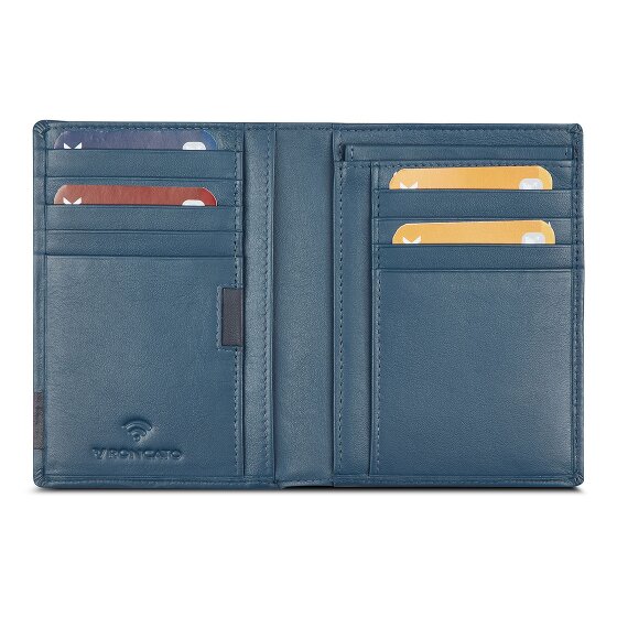 Roncato Monaco Porte-monnaie Protection RFID Cuir véritable 12.5 cm