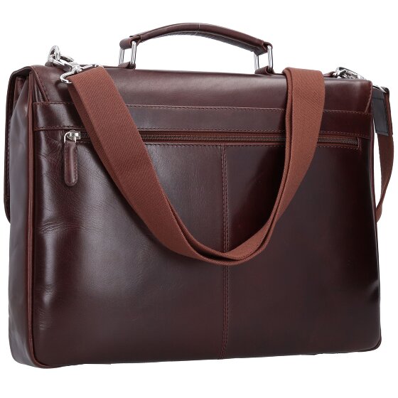 bugatti Romano Messenger en cuir, 40 cm, compartiment pour ordinateur portable