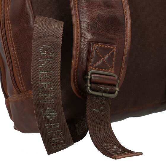 Greenburry Rugged Sac à dos professionnel Cuir 39 cm Compartiment pour ordinateur portable