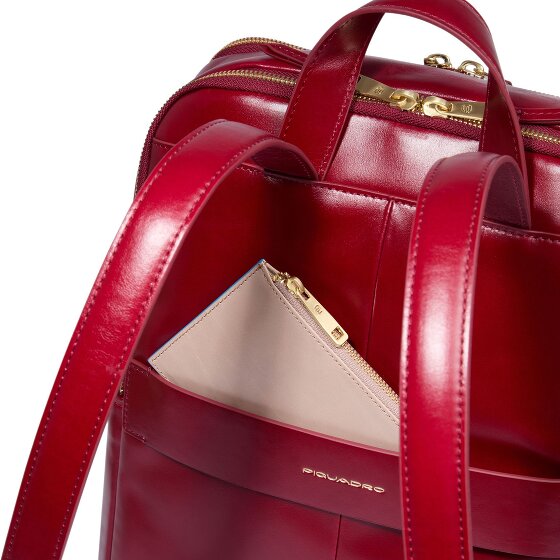 Piquadro Blue Square Daypack Protection RFID Cuir 37 cm Compartiment pour ordinateur portable