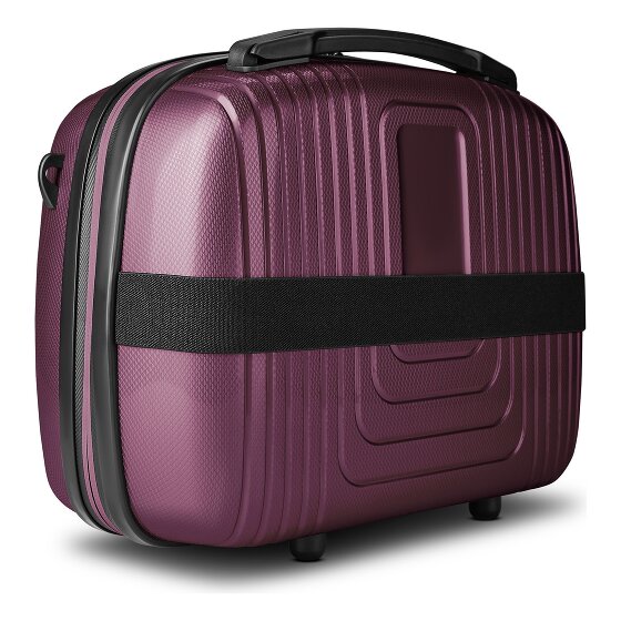 Redolz Essentials14 Set de valises à 4 roulettes Beautycase 4pcs avec soufflet extensible Laptopfach