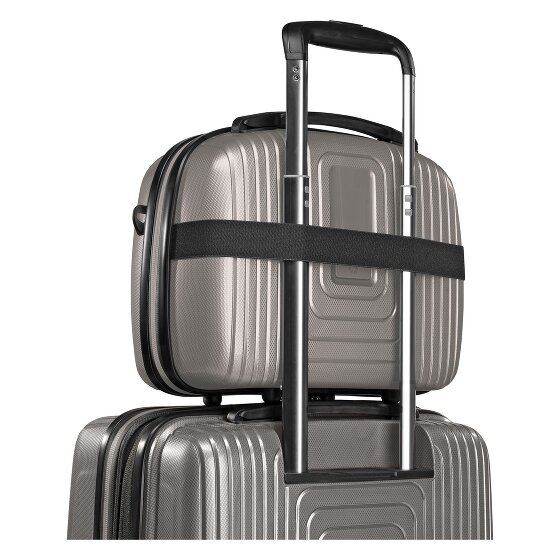 Redolz Essentials 14 Set de valises à 4 roulettes + Beautycase 4 pcs. avec soufflet extensible
