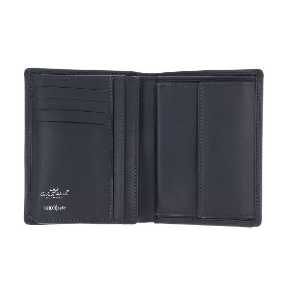 Golden Head Polo Porte-monnaie Protection RFID Cuir véritable 9 cm