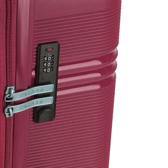 Gabol Saori 4 roulettes Set de valises 3 pièces avec soufflet d'extension