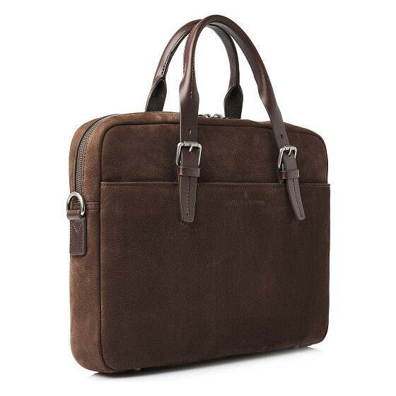 Castelijn & Beerens Veneto Attaché-case Protection RFID Cuir véritable 41 cm Compartiment ordinateur