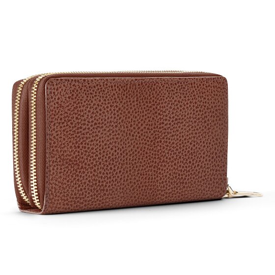 Lazarotti Bologna Leather XL Double Zip-Around Porte-monnaie RFID Cuir 20 cm