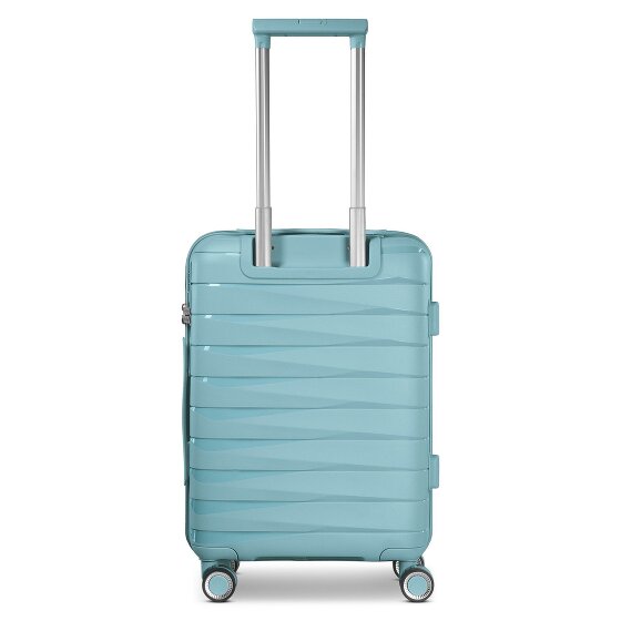 Franky London 4 roulettes Trolley de cabine S 55 cm avec soufflet d'extension