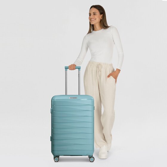 Franky London 4 roulettes Trolley M 65 cm avec soufflet d'extension