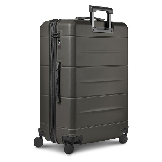 Police London 4 roues Valise cabine 74 cm avec soufflet d'extension