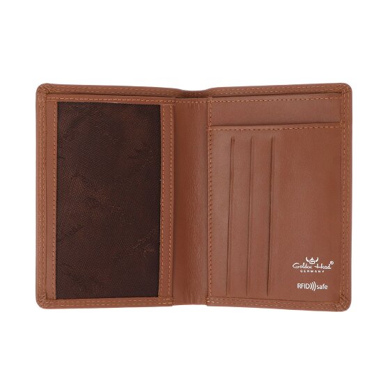 Golden Head Etui pour cartes d'identité Polo RFID en cuir 9 cm
