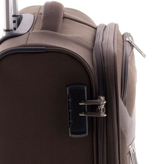 Gladiator 2000 4 roulettes Trolley de cabine 55 cm avec soufflet d'extension