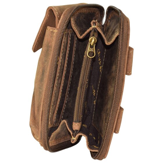 Greenburry Sac banane vintage en cuir 14,5 cm