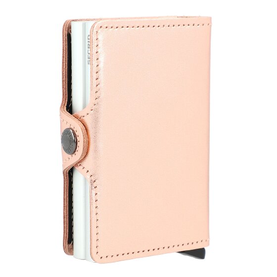 Secrid Porte-cartes de crédit Twinwallet Metallic RFID en cuir 7 cm