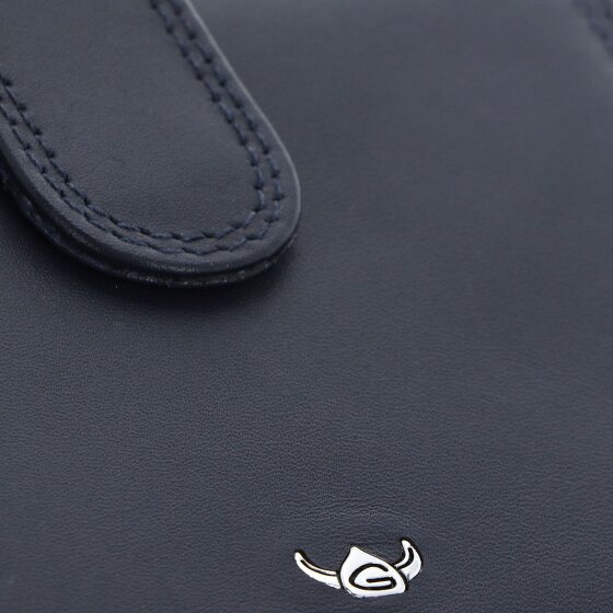 Golden Head Polo Porte-monnaie Protection RFID Cuir véritable 10.5 cm