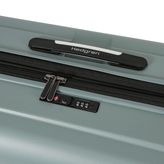 Hedgren Comby Grip L Exp 4 roulettes Trolley L 74 cm avec soufflet d'extension