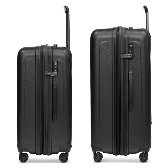 Redolz Essentials 14 4 roulettes Set de valises 2 pièces avec soufflet d'extension