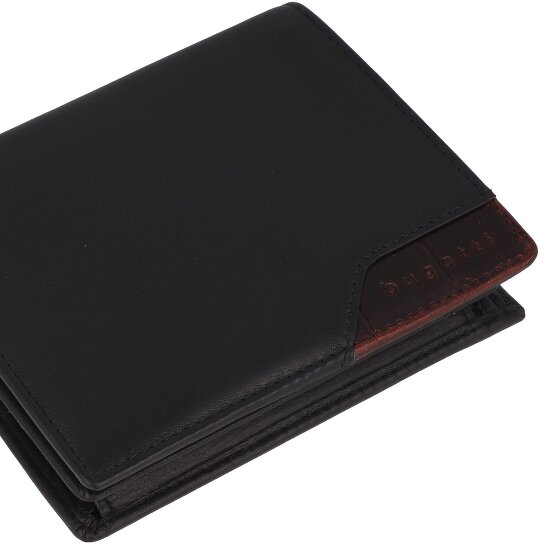 bugatti Corso DeLuxe Porte-monnaie Protection RFID Cuir 10 cm
