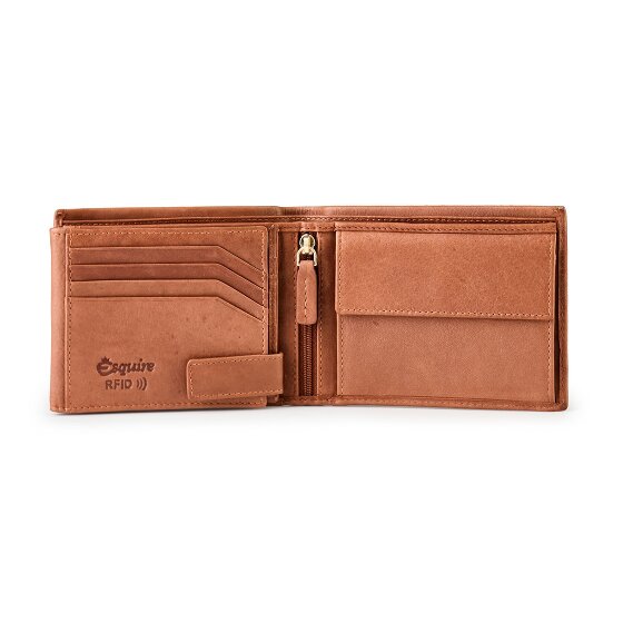 Esquire Chicago Porte-monnaie Protection RFID Cuir 12 cm