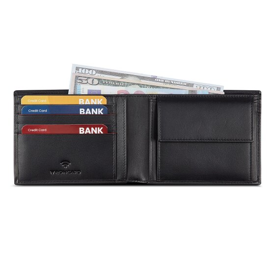 Roncato Detroit Porte-monnaie Protection RFID Cuir 12 cm