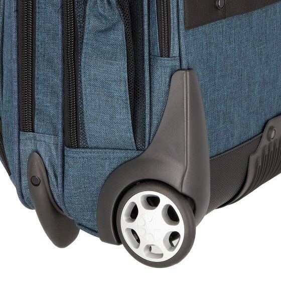 Dermata 2 roues Valise business 41 cm Compartiment ordinateur