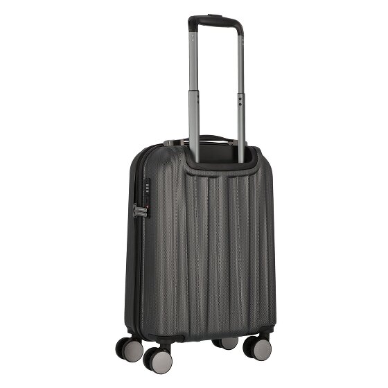 Polestream Moonrock 4 roulettes Trolley de cabine S 55 cm avec soufflet d'extension
