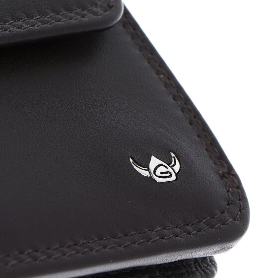 Golden Head Polo Porte-monnaie Protection RFID Cuir véritable 10.5 cm