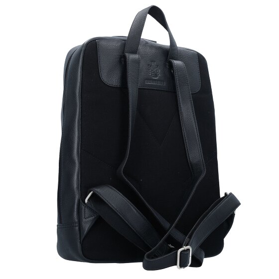 Leonhard Heyden Berlin sac à dos en cuir 42 cm compartiment pour ordinateur portable