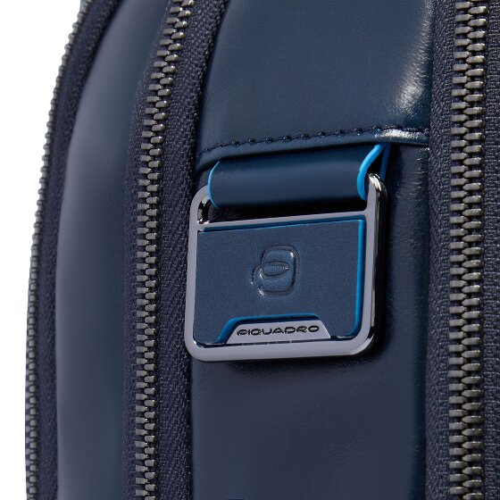 Piquadro Blue Square Daypack Cuir 42 cm Compartiment pour ordinateur portable
