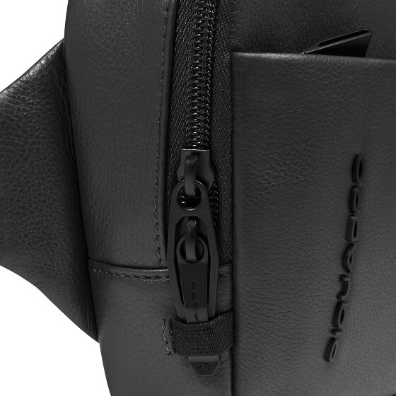 Piquadro Russel Sac banane Cuir véritable 28 cm