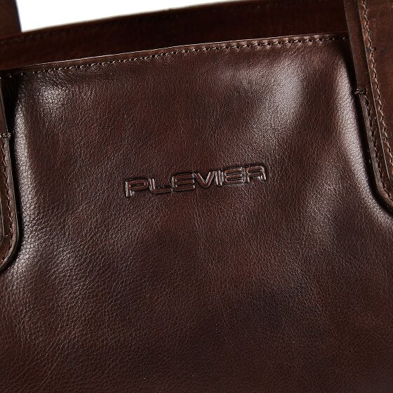 Plevier Power Sac de shopper Cuir véritable 31 cm Compartiment ordinateur