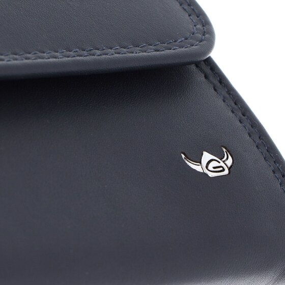 Golden Head Polo Porte-monnaie Protection RFID Cuir véritable 19.5 cm