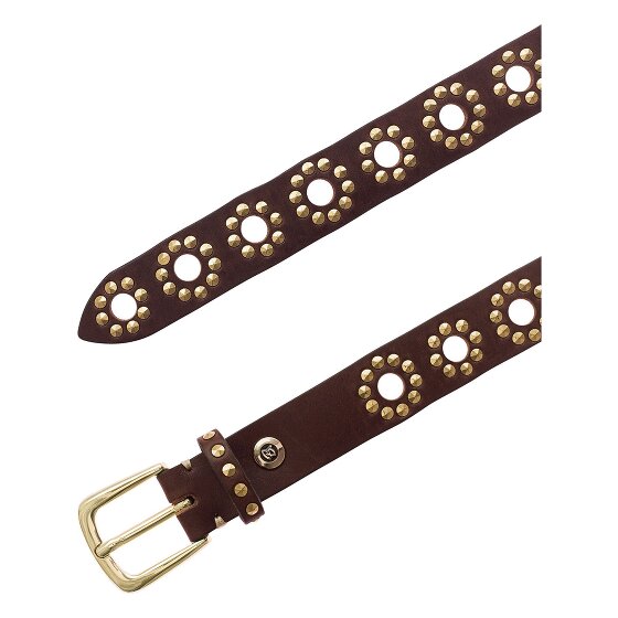 b.belt Ceinture à rivets Cuir véritable