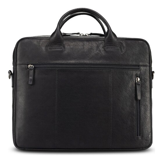 Jost Glasgow Attaché-case Cuir véritable 37 cm Compartiment ordinateur