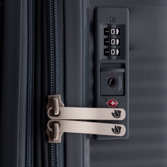 Gladiator 0800 4 roulettes Trolley 65 cm avec soufflet d'extension