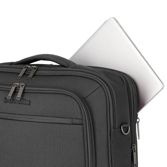 Travelite Cubis Pochette de voyage 40 cm Compartiment ordinateur avec soufflet d'extension