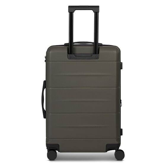 Police London 4 roues Valise cabine 64 cm avec soufflet d'extension