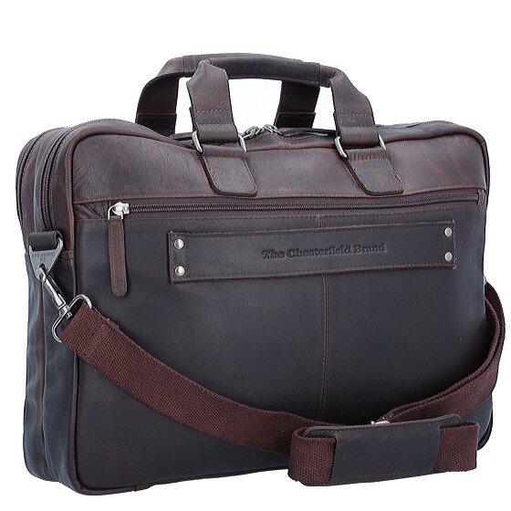 The Chesterfield Brand Wax Pull Up Porte-documents Cuir 40 cm Compartiment pour ordinateur portable