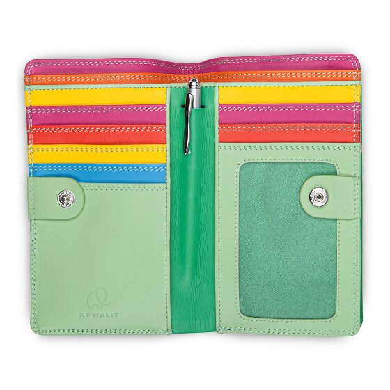 Mywalit Porte-monnaie Protection RFID Cuir véritable 8 cm