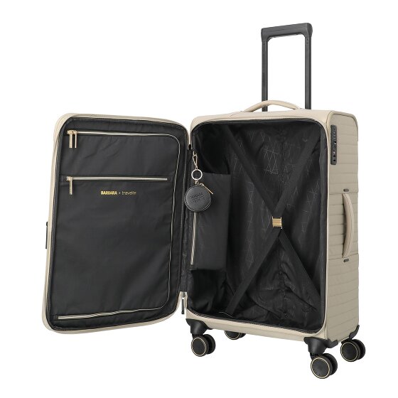 Travelite Barbara Stepp 4 roulettes Trolley M 68 cm avec soufflet d'extension