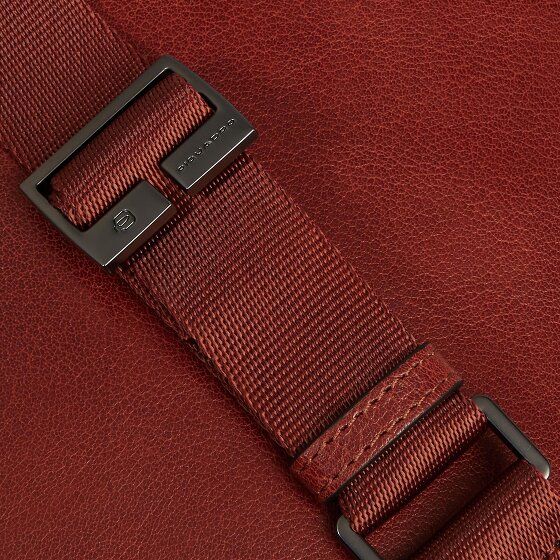 Piquadro Solm Sac à bandoulière Cuir véritable 25 cm