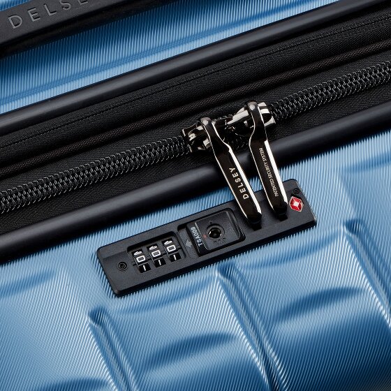 Delsey Paris Longitude 4 roulettes Trolley 81 cm avec soufflet d'extension