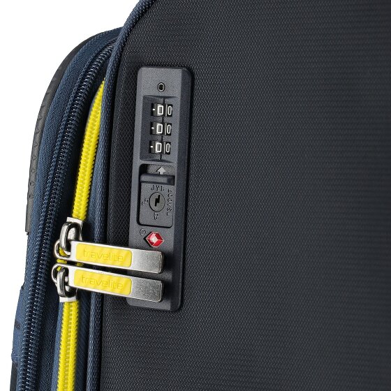 Travelite Color Craze 4 roulettes Set de valises 3 pièces avec soufflet d'extension