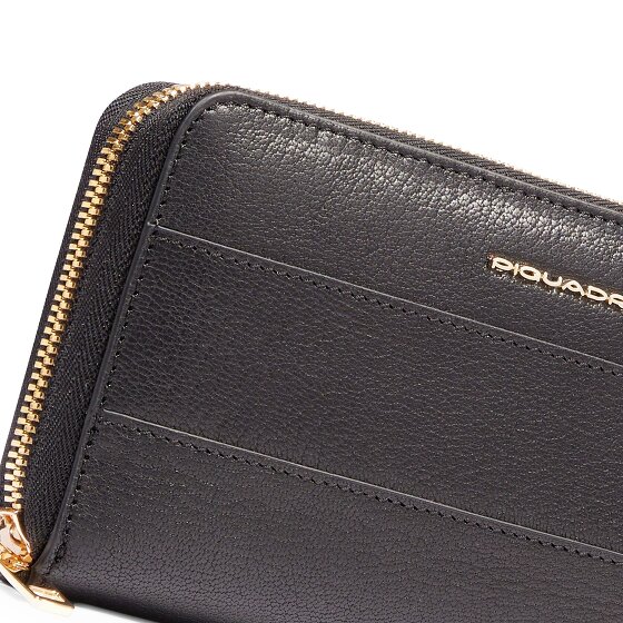 Piquadro Patricia Porte-monnaie Protection RFID Cuir véritable 19 cm