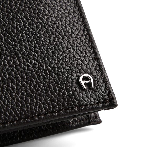 AIGNER Mica Porte-monnaie Protection RFID Cuir véritable 9.5 cm