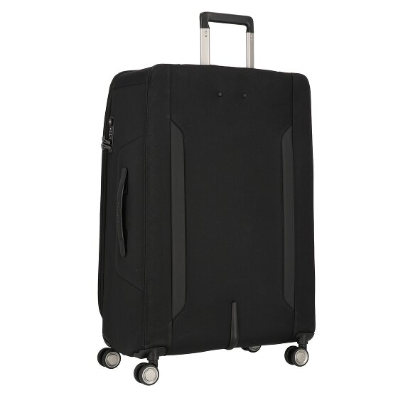 Piquadro Brief 4 roulettes Trolley 78 cm avec soufflet d'extension